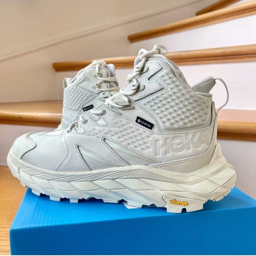 NWT Hoka Anacapa Mid GTX Women’s Hiking Shoes in Celedon Mint Gore Tex Boots - Picture 10 of 15